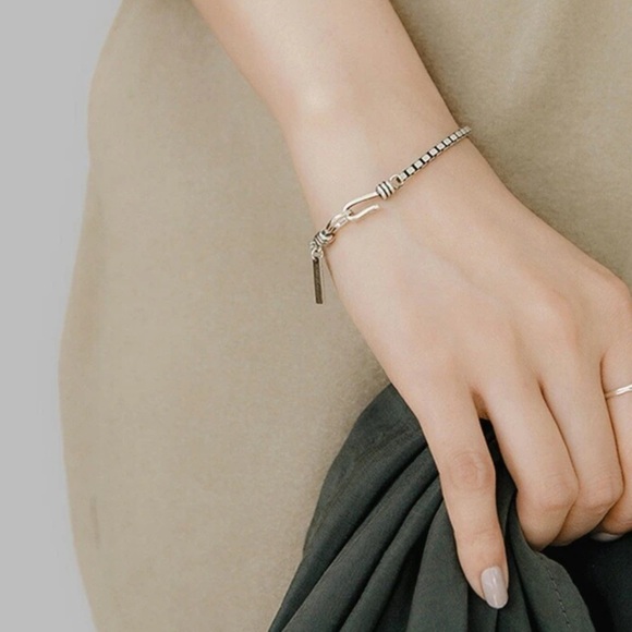 ⭐️ Retro 925 Sterling Silver Simple Good Luck Bracelet - Picture 7 of 9